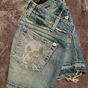 Jean mini shirt